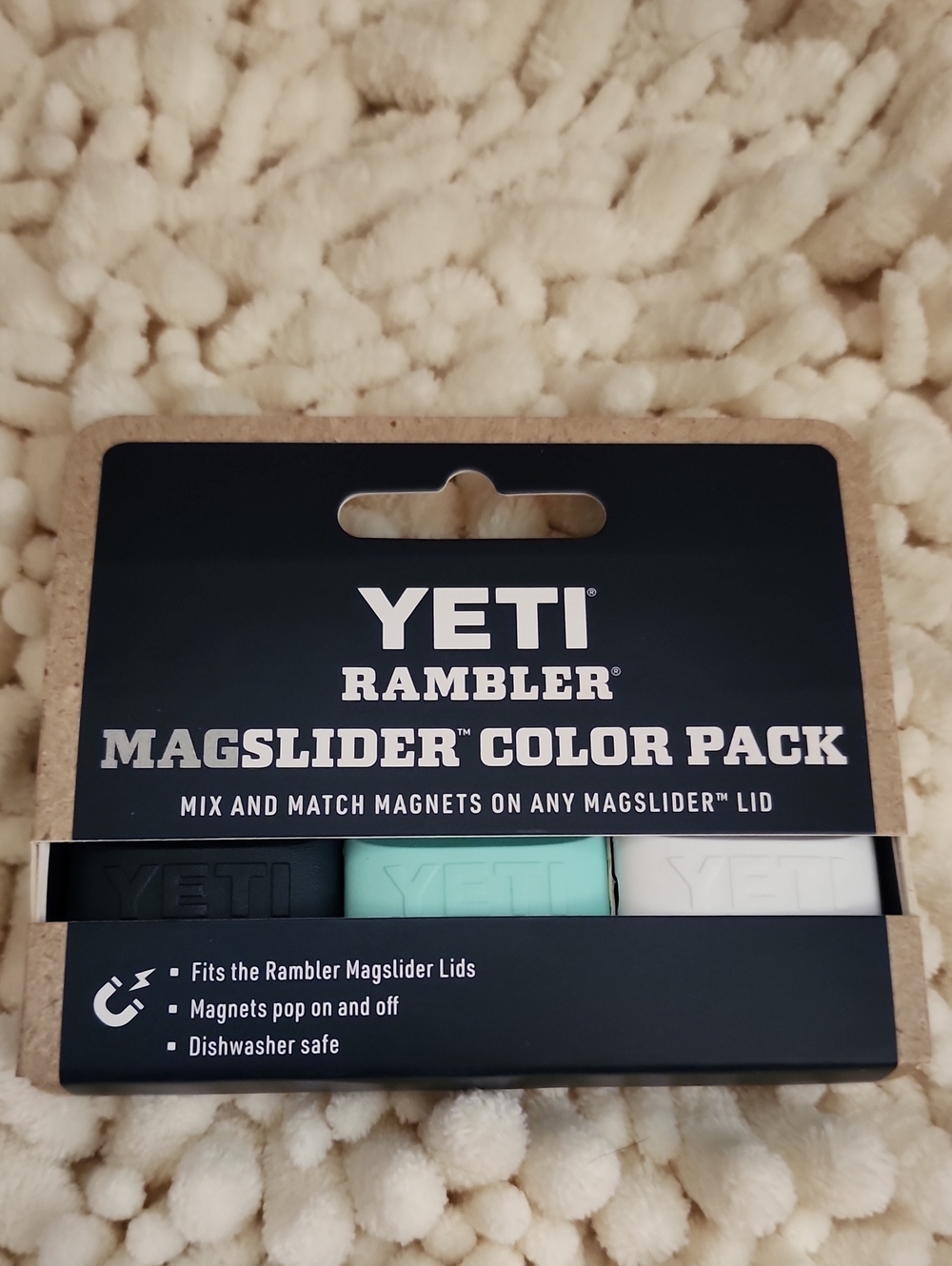 New Yeti MagSlider Color Pack - Black, Mint, White